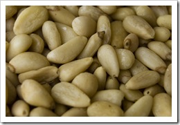 Shelled pine nuts