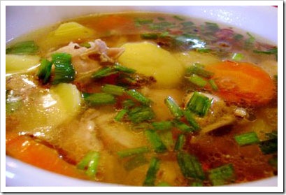 Malaysian-style chicken soup