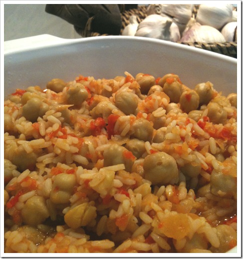 Garbanzos con Arroz