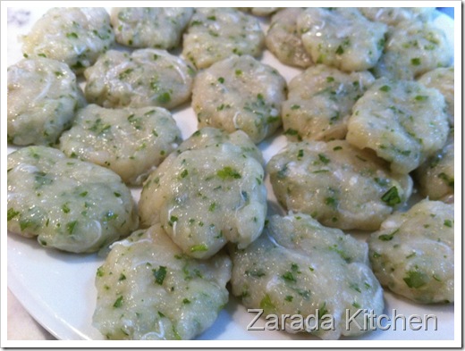 Form into balls then flatten into patties Form into balls then flatten into patties