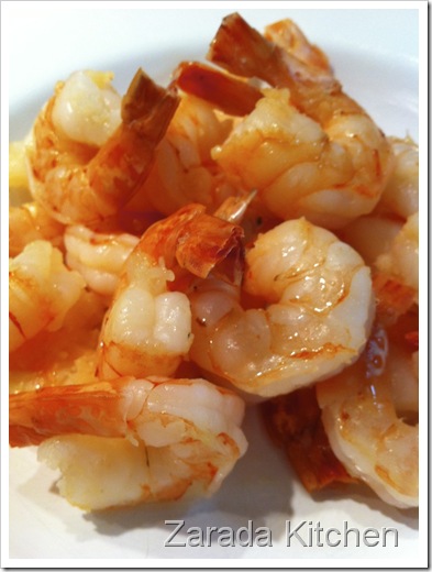 My fried shelled prawns My fried shelled prawns