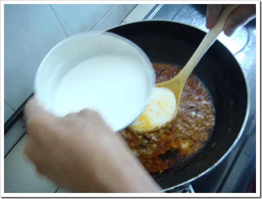 6 Add thick santan: 25 gms santan powder with that small bowl of water 6 Add thick santan: 25 gms santan powder with that small bowl of water