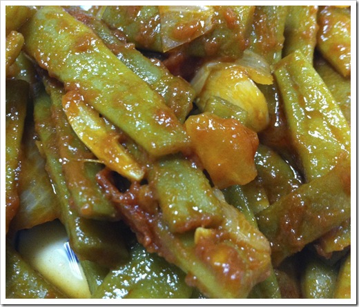 Judias verdes con tomate