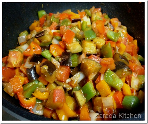 Cooking ratatouille Cooking ratatouille