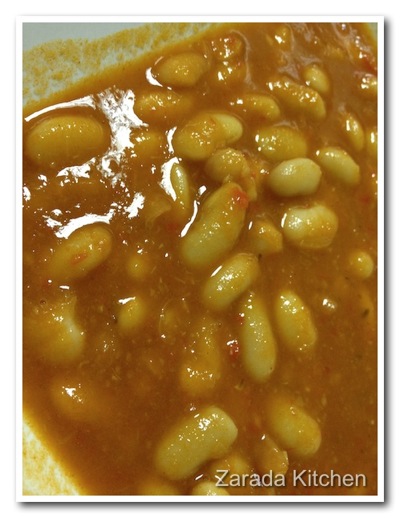White beans stew…ready to serve